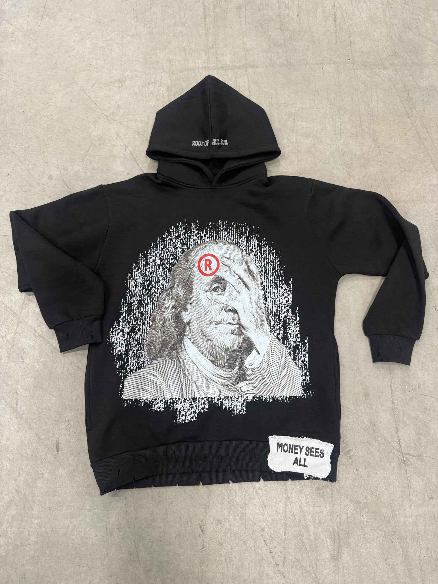 MONEY SEES ALL HOODIE "pre orders"