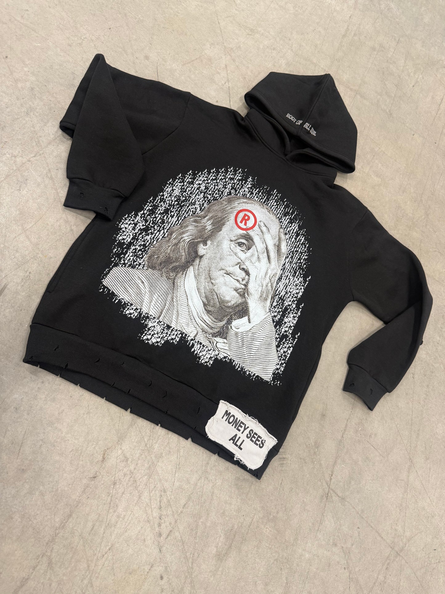 MONEY SEES ALL HOODIE "pre orders"