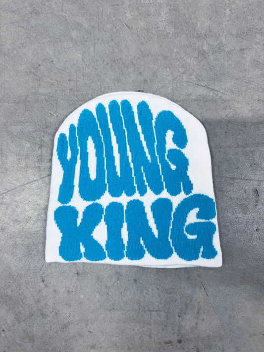 YK Beanie *Blue & white*